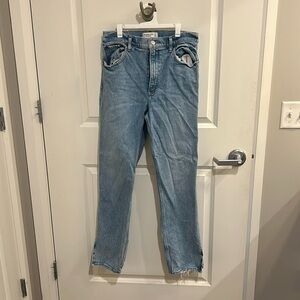 Abercrombie 90s Straight Ultra High Rise